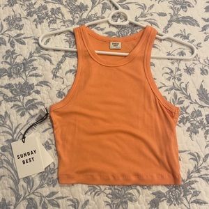 Aritzia Sunday Best Honor Cropped Tank size S NWT